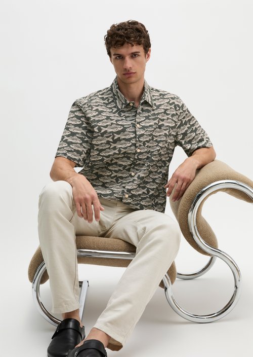 Regular shirt — Bright Green