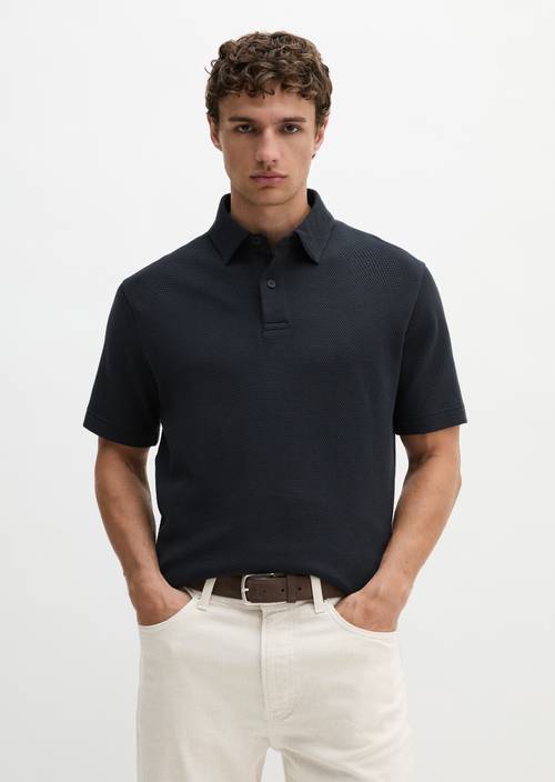 Poloshirt regular Dark Navy in Frontalansicht