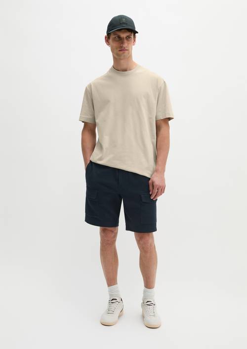 Regular sweatpants Dark Navy in front view