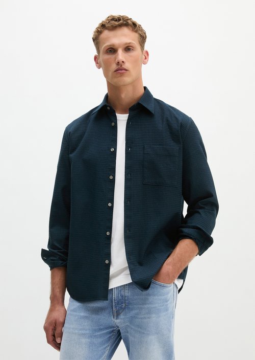 Regular-fit shirt — Dark Navy