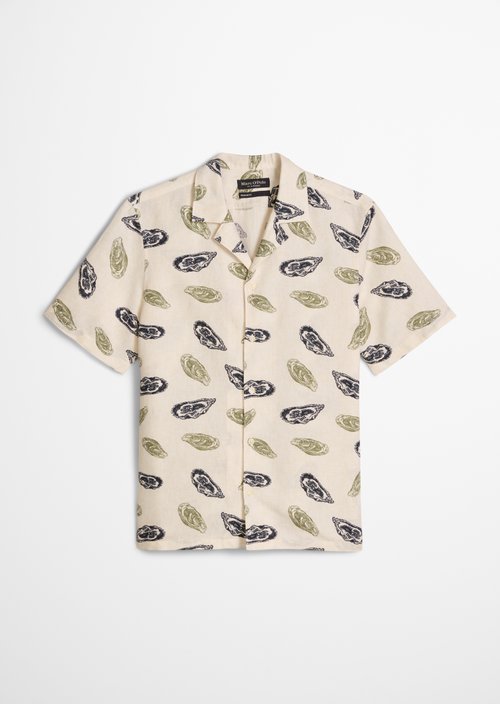 Regular short-sleeved shirt — Light Beige