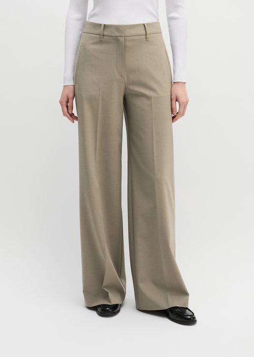 DFB Travel Collection suit trousers — Frozen Taupe