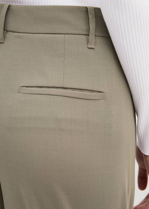 DFB Travel Collection suit trousers Frozen Taupe in detail view