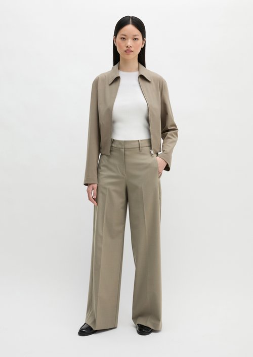 DFB Travel Collection suit trousers — Frozen Taupe