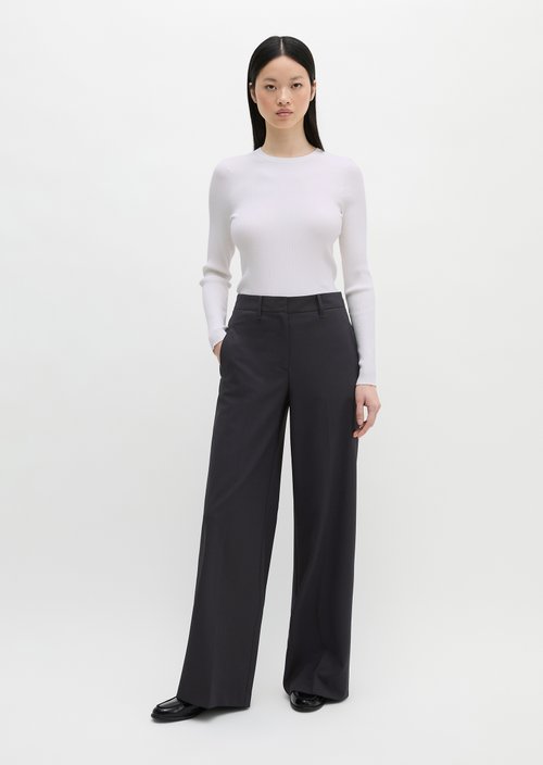 DFB Travel Collection suit trousers — Deep Night Blue
