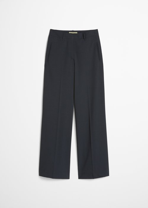 DFB Travel Collection suit trousers — Deep Night Blue
