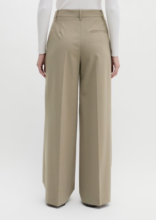 Suit Pants from the DFB Travel Collection — Frozen Taupe