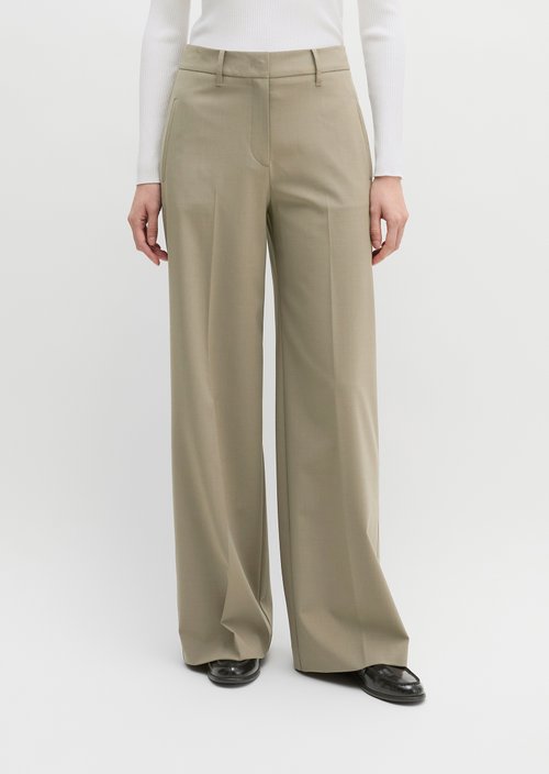 Suit Pants from the DFB Travel Collection — Frozen Taupe
