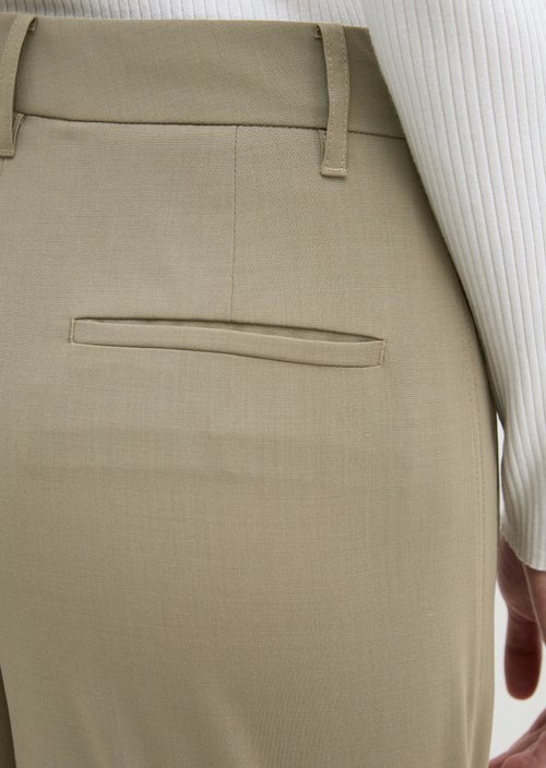 Suit Pants from the DFB Travel Collection — Frozen Taupe