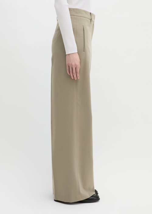 Suit Pants from the DFB Travel Collection — Frozen Taupe