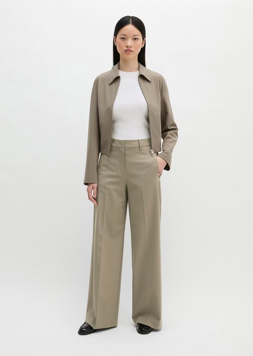 Suit Pants from the DFB Travel Collection — Frozen Taupe