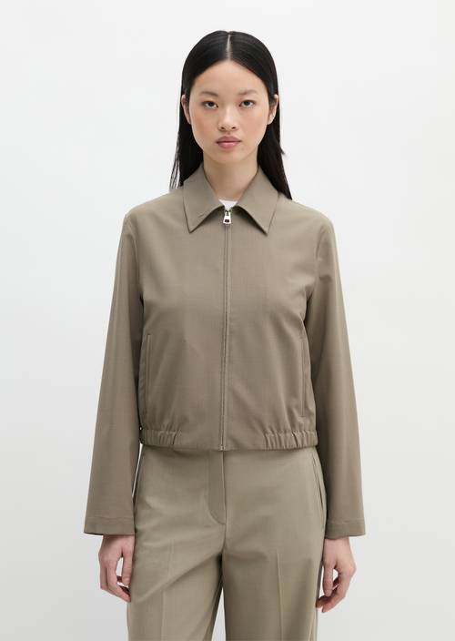 Jacket DFB Travel Collection Frozen Taupe in front view