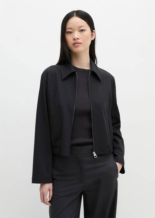 Jacket DFB Travel Collection Deep Night Blue in front view