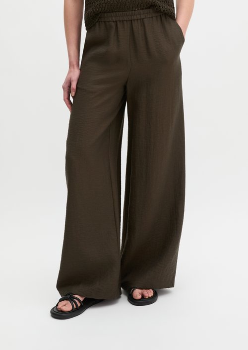Pull-on pants wide — Mossy Earth