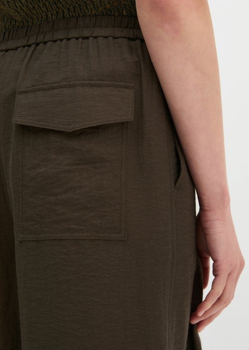 Pull-on pants wide — Mossy Earth