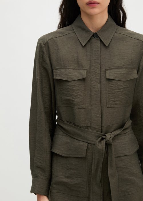 Safari style flared dress — Mossy Earth