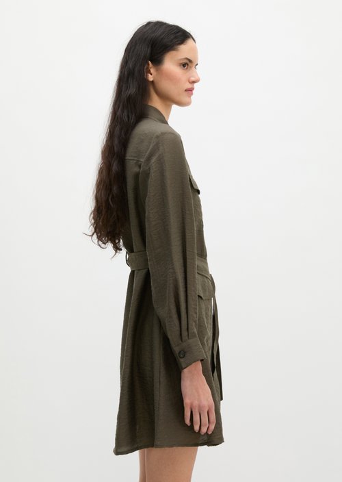 Safari style flared dress — Mossy Earth