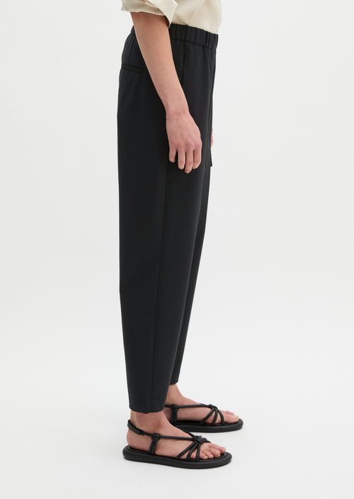 Pull-on cargo pants regular — Black