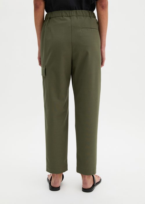 Pull-on cargo pants regular — Wild Olive