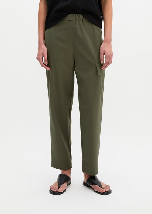 Pull-on cargo pants regular — Wild Olive