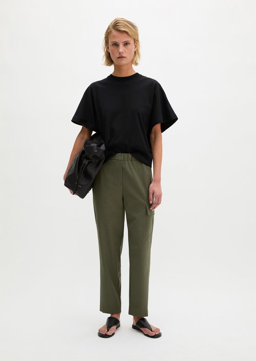 Pull-on cargo pants regular — Wild Olive