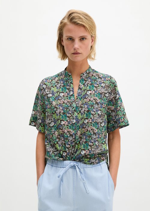 Relaxed blouse — Medium Brown