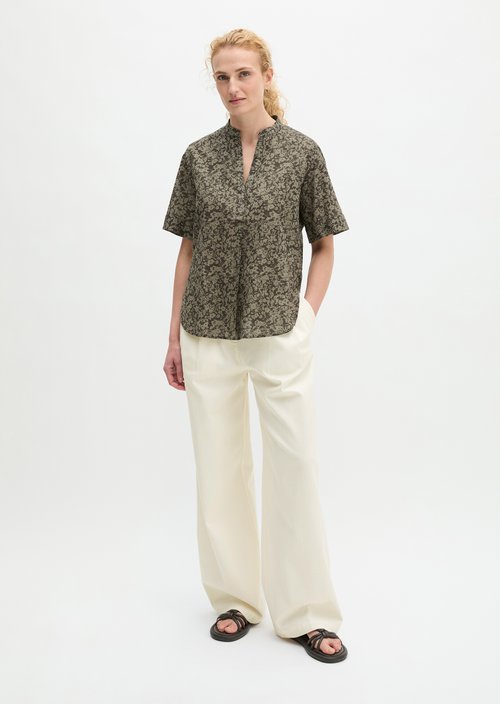 Relaxed blouse — Dark Green