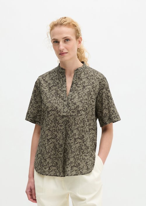Relaxed blouse — Dark Green