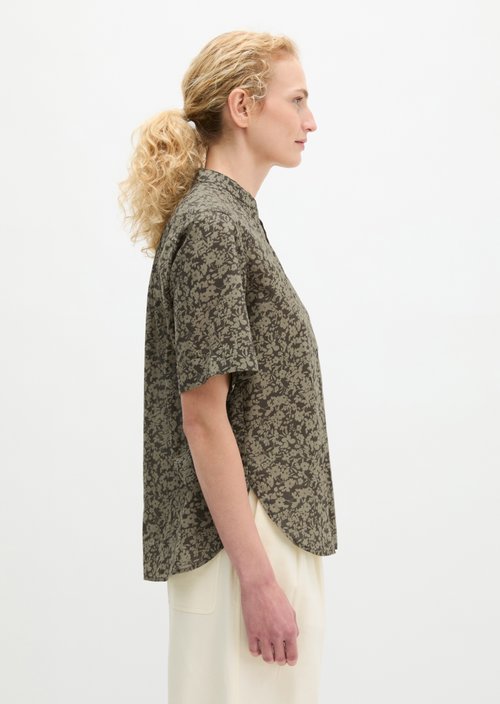 Relaxed blouse — Dark Green