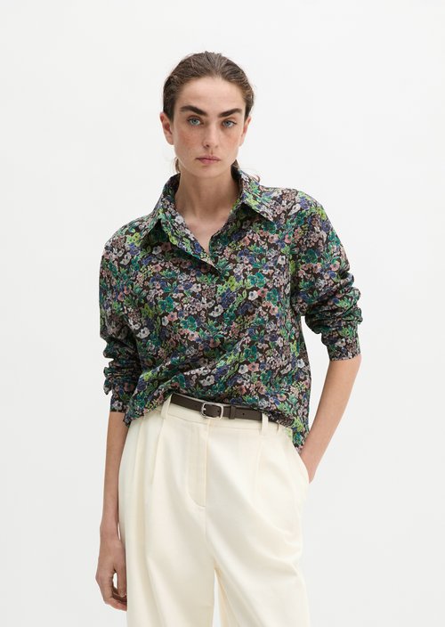 Relaxed blouse — Medium Brown