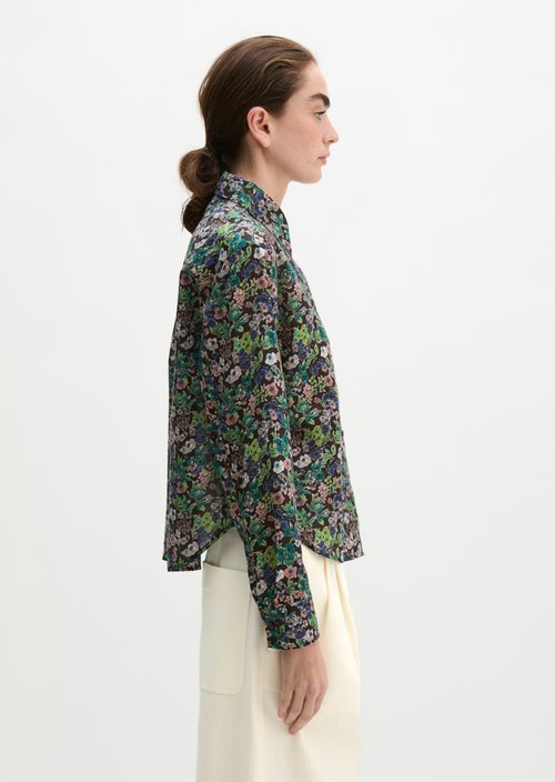 Relaxed blouse — Medium Brown