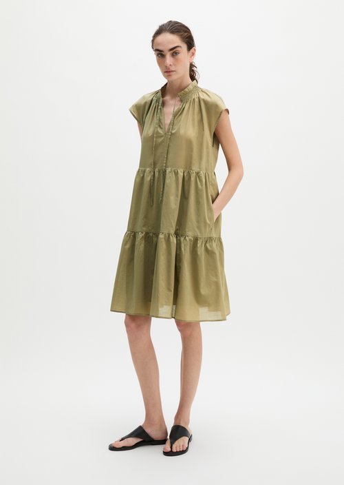 Tiered dress A-Shape — Pure Sage
