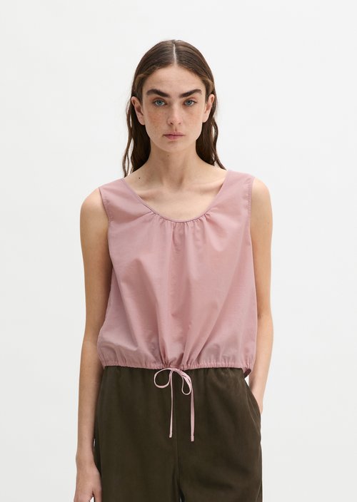 Sleeveless blouse regular — Mild Rose