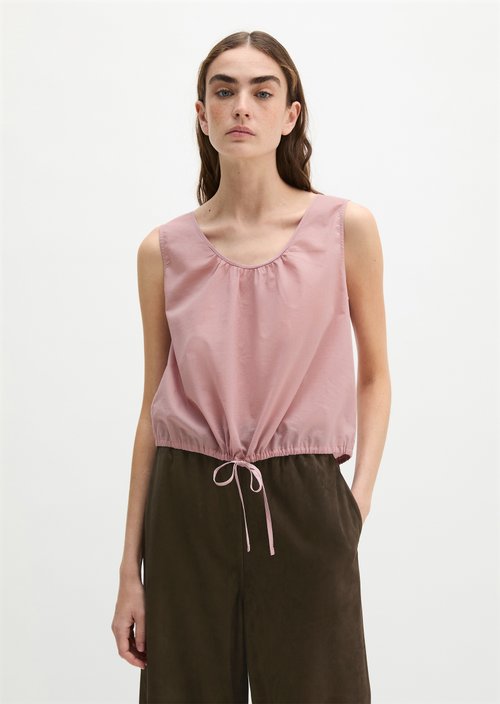 Sleeveless blouse regular — Mild Rose