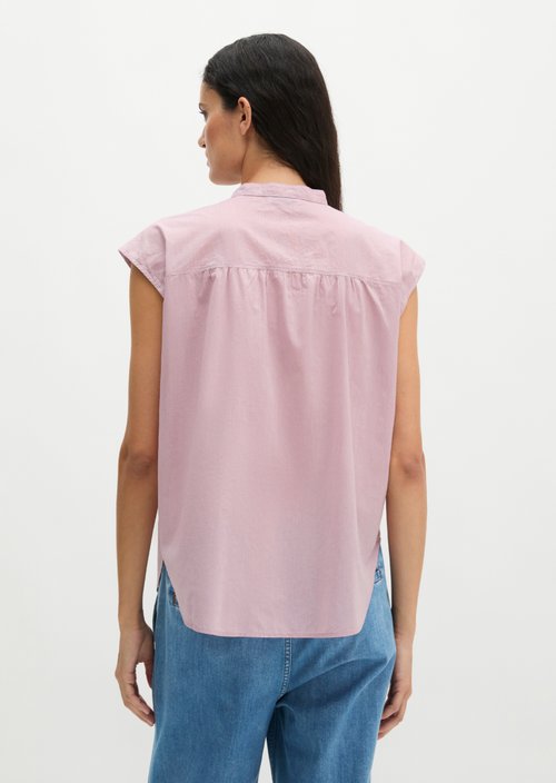 Relaxed sleeveless blouse — Mild Rose