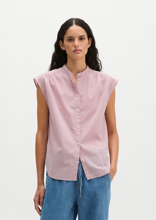 Relaxed sleeveless blouse — Mild Rose
