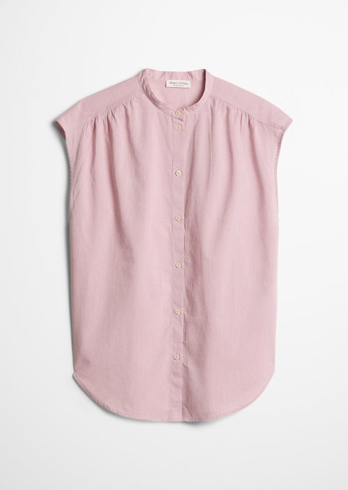 Relaxed sleeveless blouse — Mild Rose