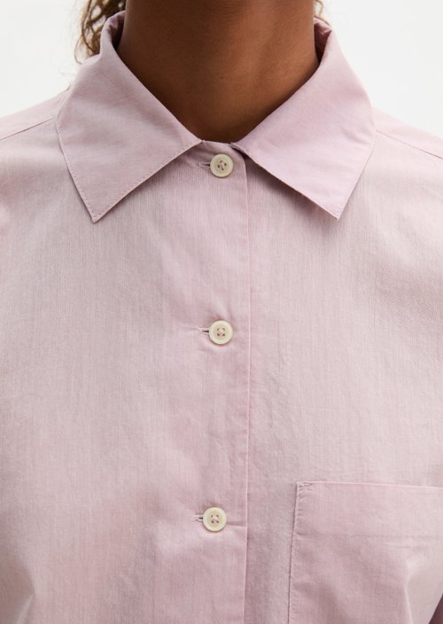 Regular blouse with bow detail — Mild Rose