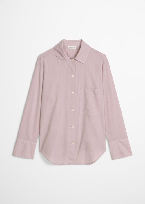 Regular blouse with bow detail — Mild Rose