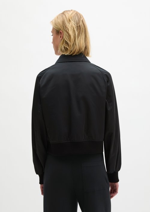 Regular aviator-style blouson — Black