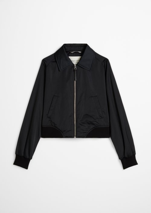 Regular aviator-style blouson — Black