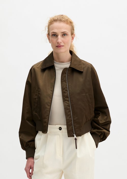 Regular aviator-style blouson — Mossy Earth
