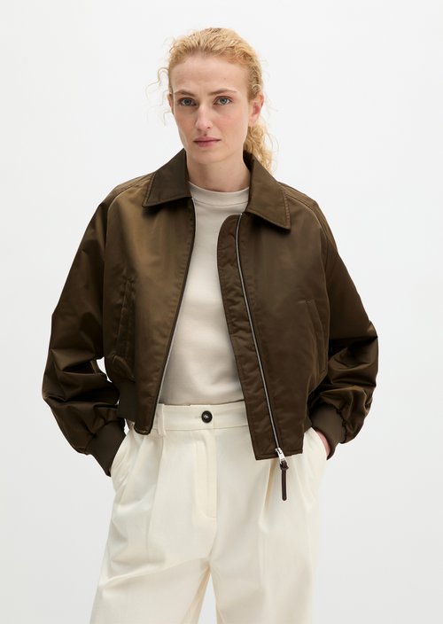 Regular aviator-style blouson — Mossy Earth