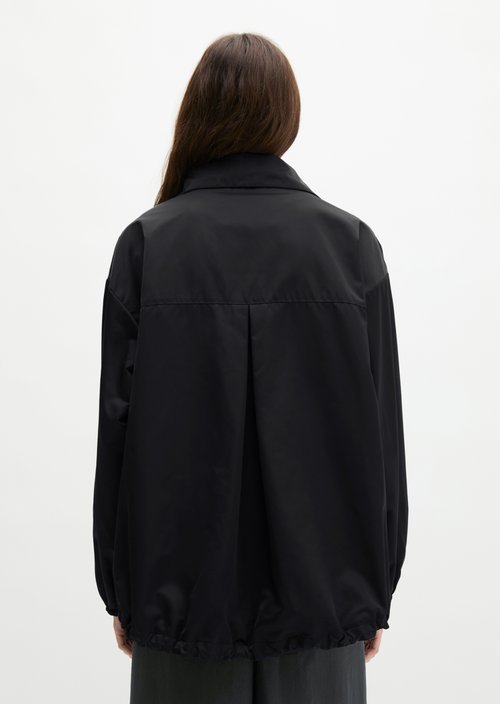 Long blouson loose — Black