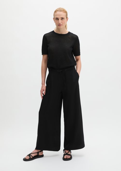Wide pants — Black