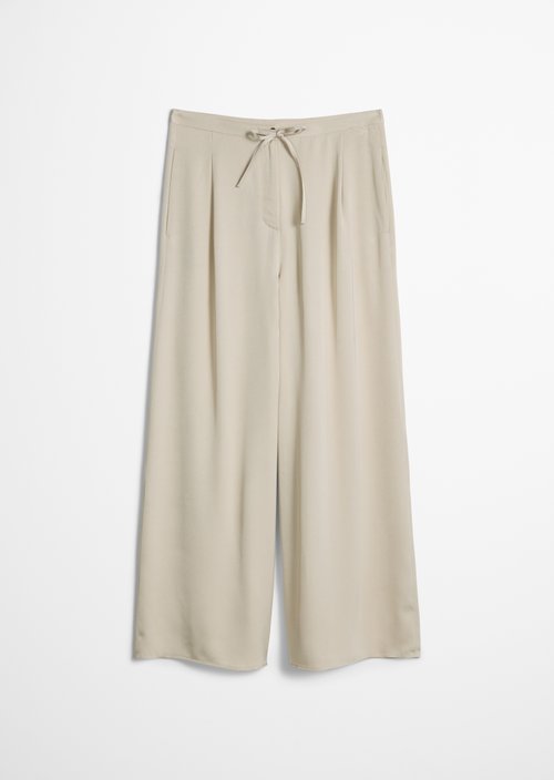 Wide pants — Linen Beige