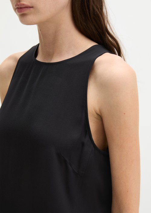 Flared shift dress — Black