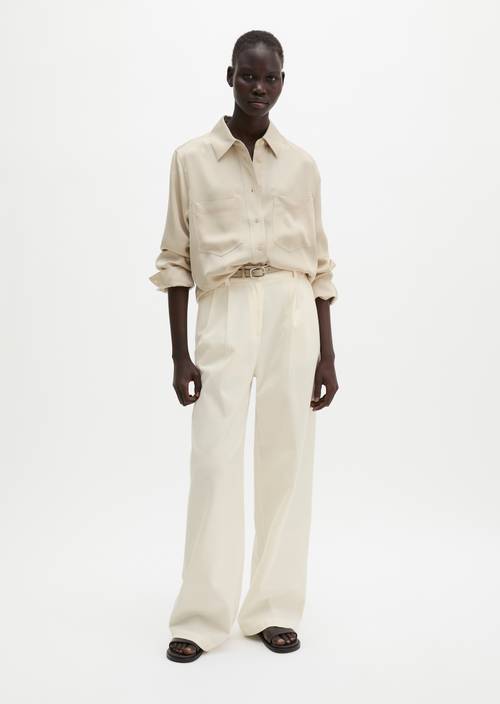 Survêtement relaxed Linen Beige en vue de face