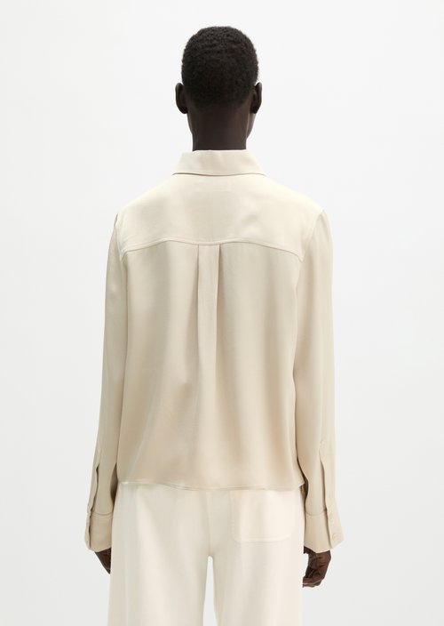 Overshirt relaxed — Linen Beige