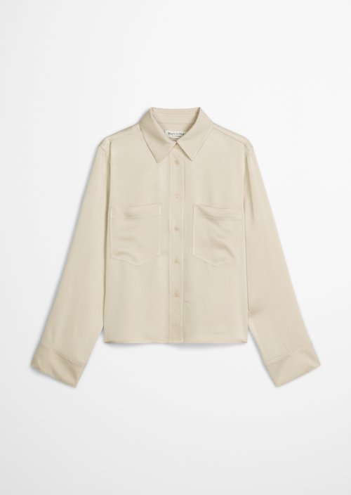 Overshirt relaxed — Linen Beige